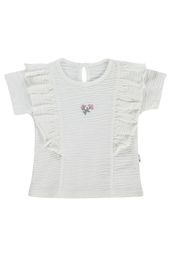 Bebek Tişört 0-24 Ay Ekru - Paket