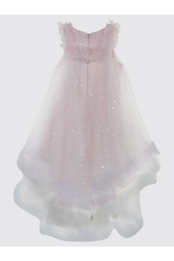 Robe de cérémonie pour fille, 6-9 ans, rose - Emballage