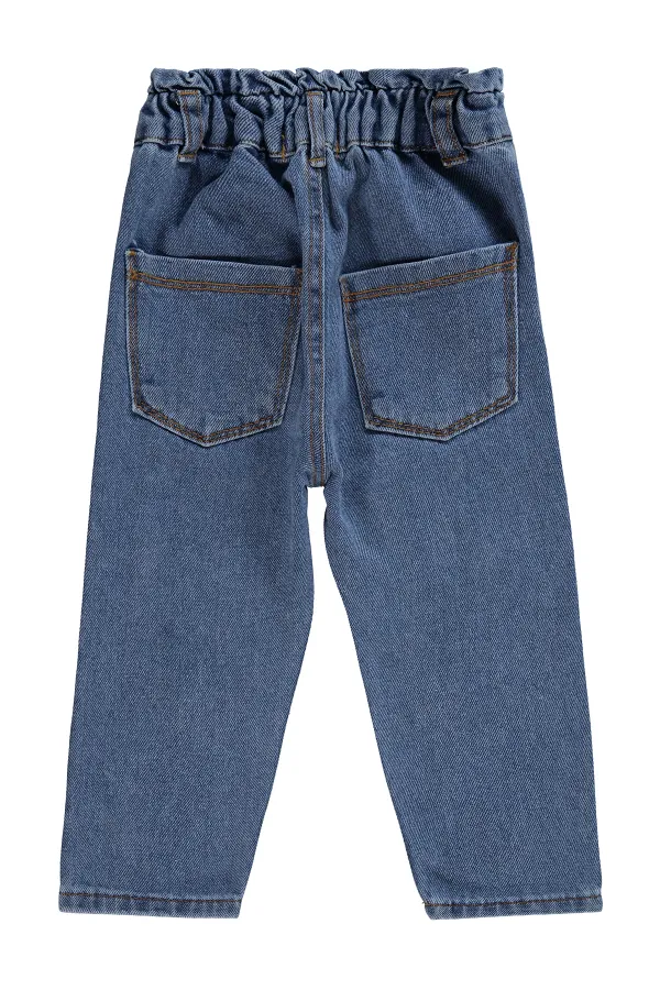 Pantalon bleu pour fille de 2 à 5 ans - Lot