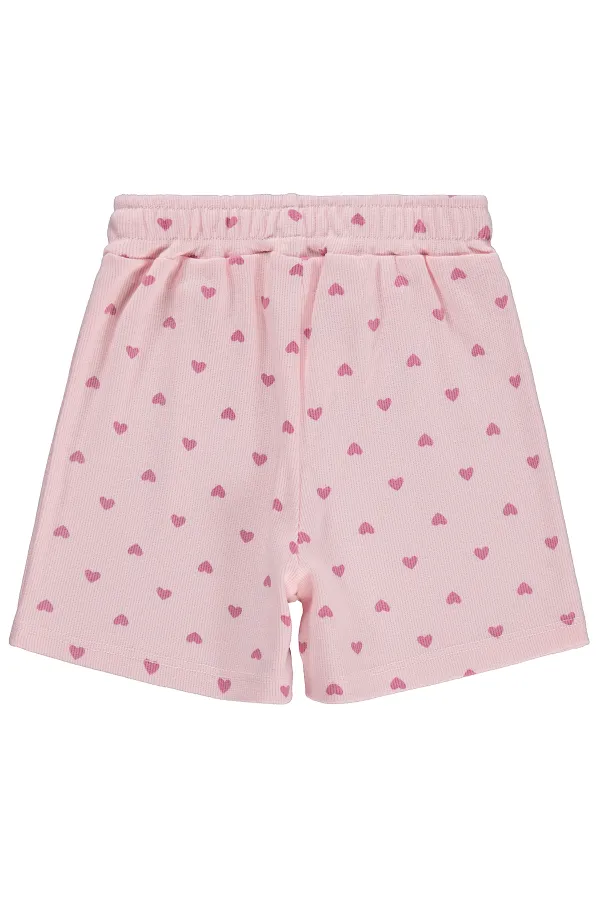 Kız Çocuk Şort 6-9 Yaş Pudra - Paket