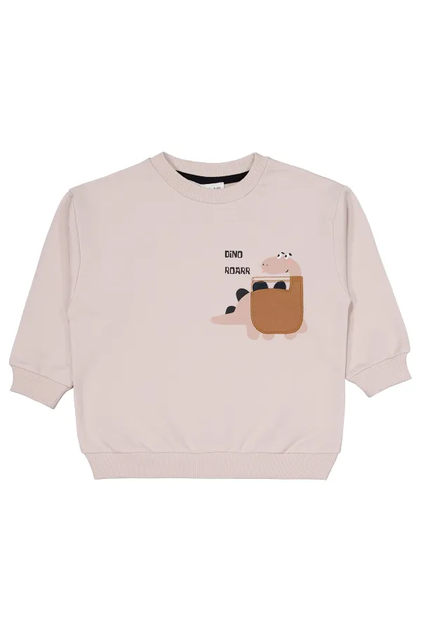 Boys Tracksuit Set for 2-5 Years Old Stone Color - Package