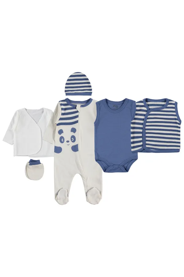 Bebek Zıbın Takımları 0-24 Ay Lacivert - Paket