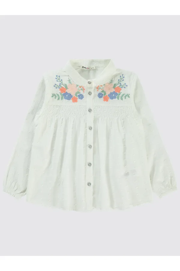 Girl Shirt 6-9 Years Beige - Package