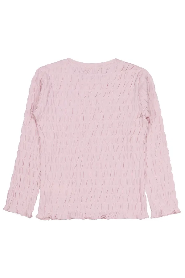 Kız Çocuk Sweatshirt 6-9 Yaş Açık Gül Kurusu - Paket