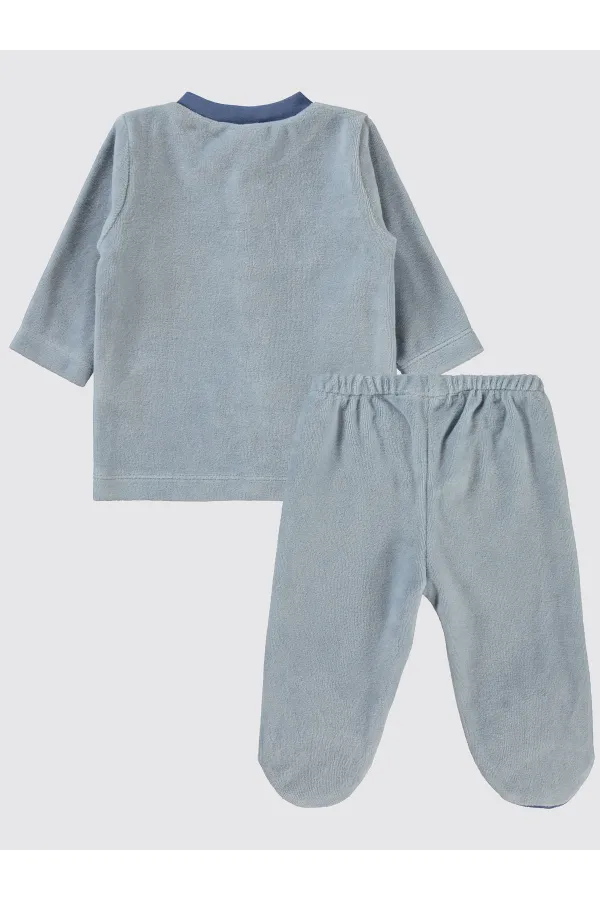 Baby Pajama Set 0-24 Months Indigo - Package