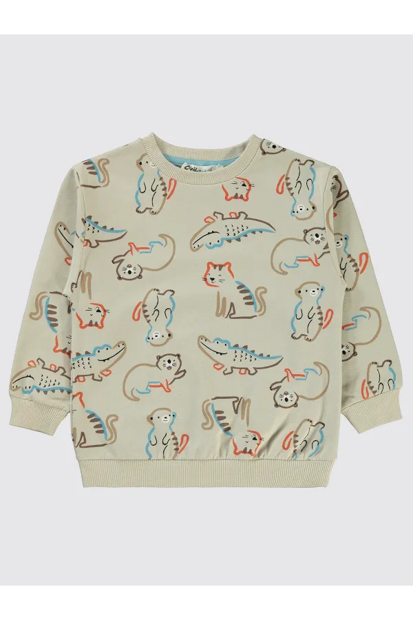 Boy Sweatshirt 2-5 Years Blue - Package