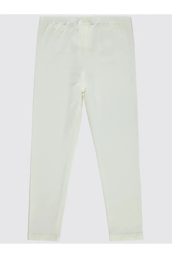 Collants fille 10-13 ans écru - Paquet