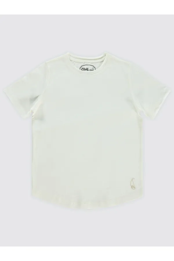 T-shirt garçon 10-13 ans écru - Emballage