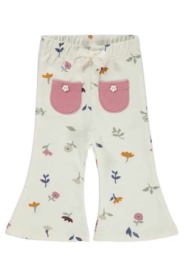 Bas de survêtement bébé 0-24 mois ivoire - Lot