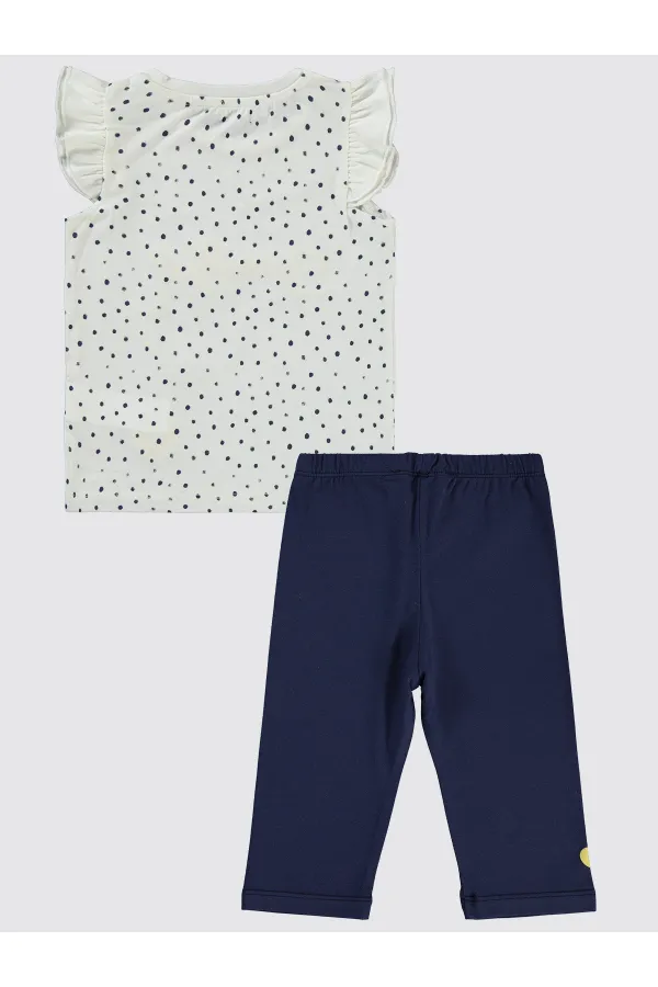 Ensemble bleu nuit pour filles de 2 à 5 ans - Emballage