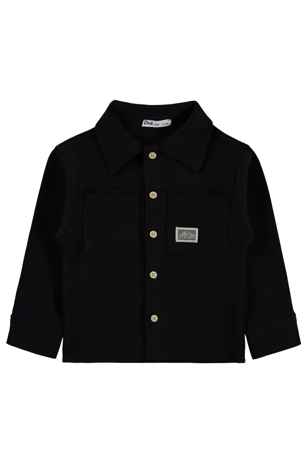 Boys' Shirt, Ages 2-5, Black - Pack