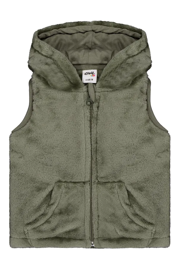 Bebek Yelek 0-24 Ay Haki - Paket