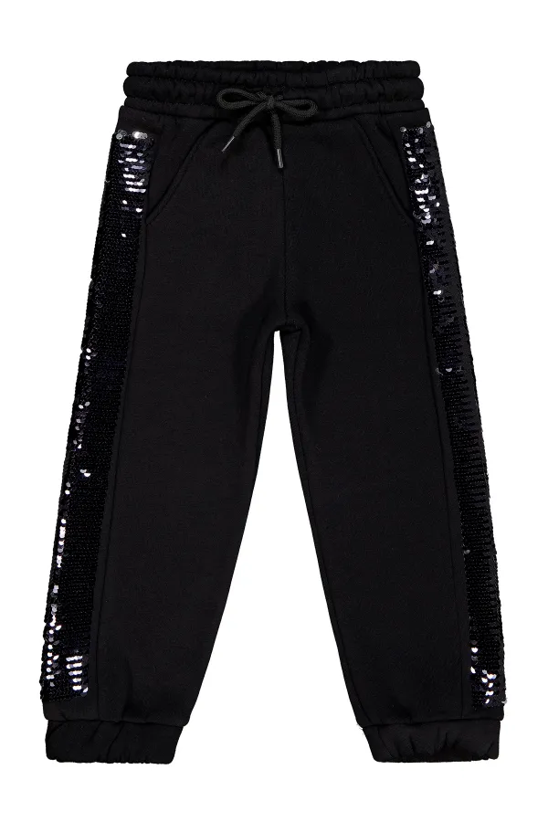 Kız Çocuk Eşofman Altı 2-5 Yaş Siyah - Paket