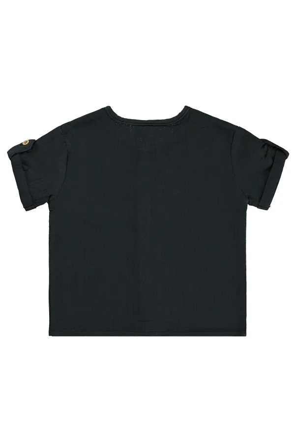 T-shirt bébé 0-24 mois anthracite - Lot