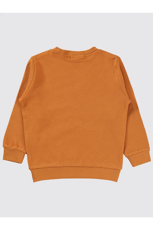 Boys Sweatshirt 2-5 Years Old Dark Orange - Civil Package