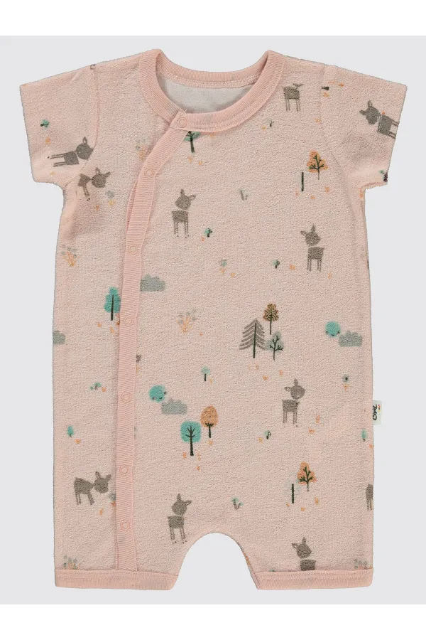 Grenouillères bébé 0-24 mois roses - Lot