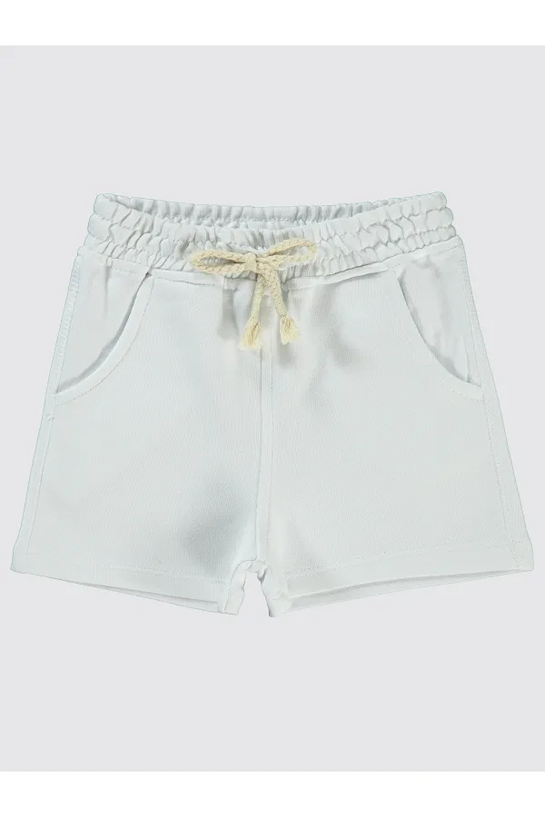 Baby Shorts 0-24 Months White - Pack