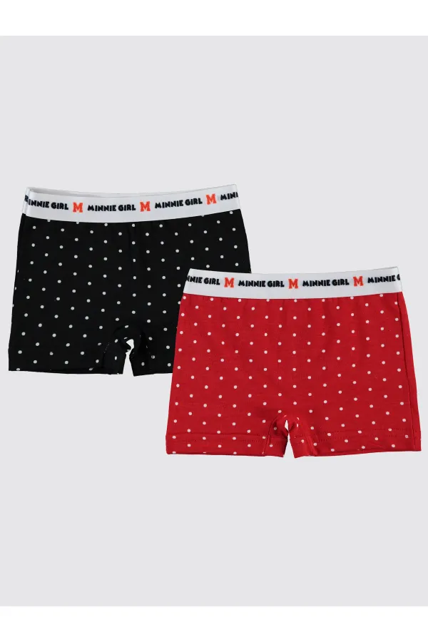Boxers pour filles de 2 à 9 ans, taille standard - Emballage civil