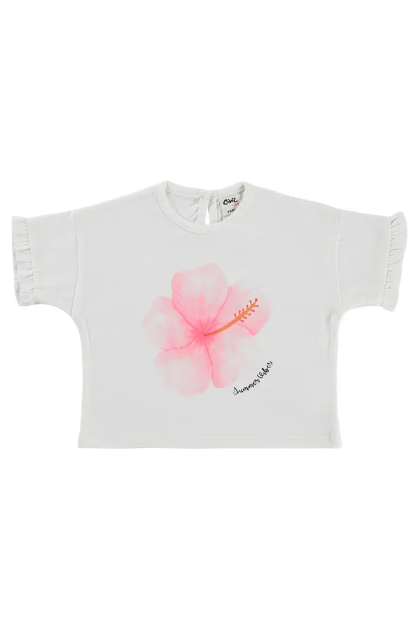 Bebek Tişört 0-24 Ay Ekru - Paket