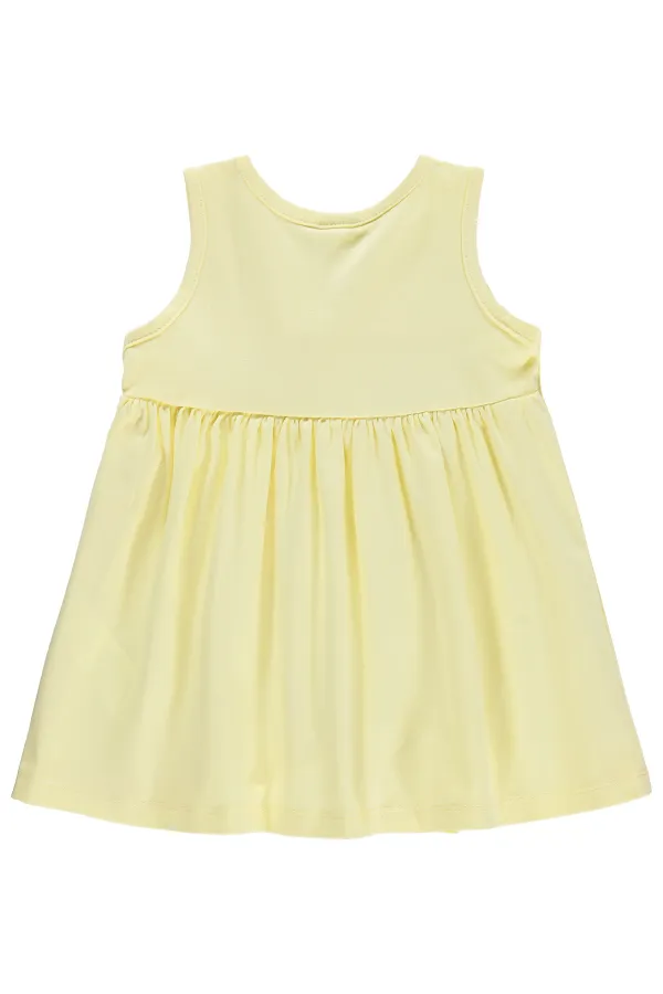 Combinaison et robe bébé 6-18 mois jaune doux - Emballage