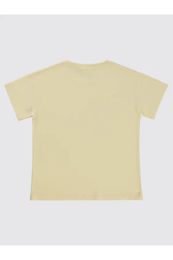 Girl's T-Shirt 6-9 Years Old Blonde Tree - Package