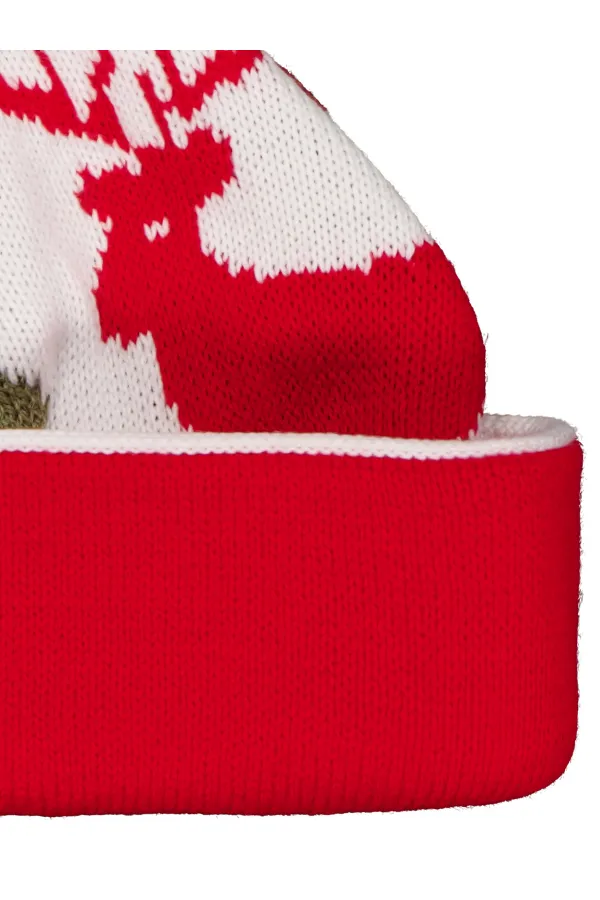 Kız Çocuk Atkı Bere Eldiven Setleri 6-9 Yaş Ekru - Paket