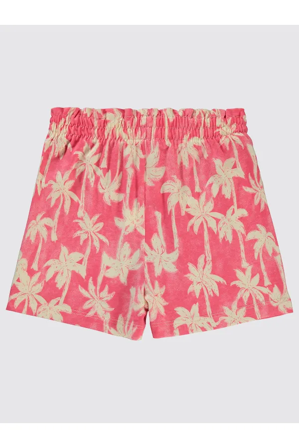 Kız Çocuk Şort 6-9 Yaş Gül - Paket