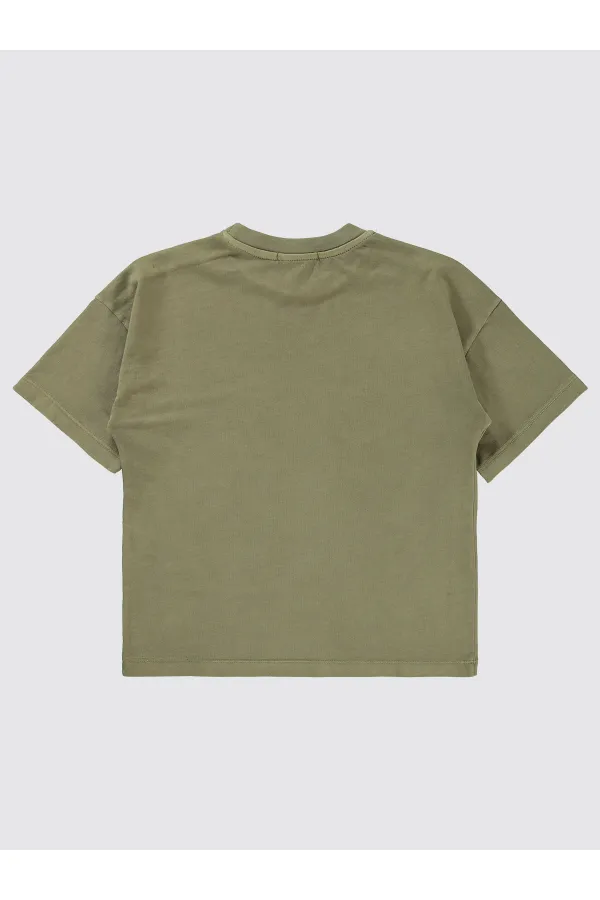 Erkek Çocuk Tişört 6-9 Yaş Taş Rengi - Paket