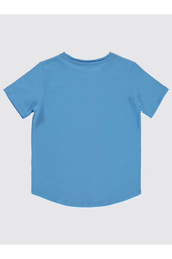Boy's T-Shirt 6-9 Years Blue - Pack