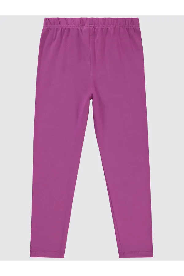 Collants pour filles de 10 à 13 ans, violet intense - Emballage