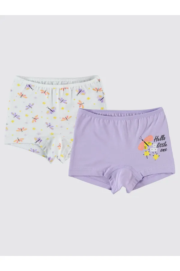 Kız Çocuk Boxer 2-9 Yaş Standart - Paket