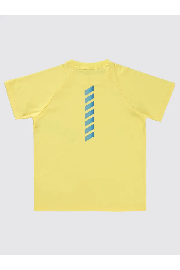 T-shirt garçon jaune 10-13 ans - Emballage