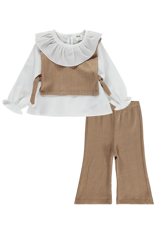 Ensemble bébé 0-24 mois beige - Emballage