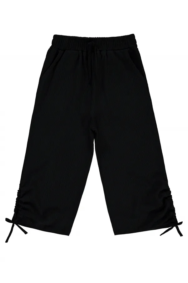 Pantalon noir pour fille de 10 à 13 ans - Lot