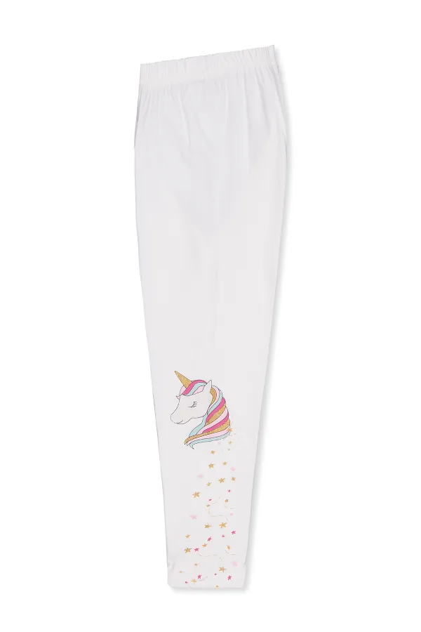 Collants pour filles de 2 à 5 ans, écru - Paquet