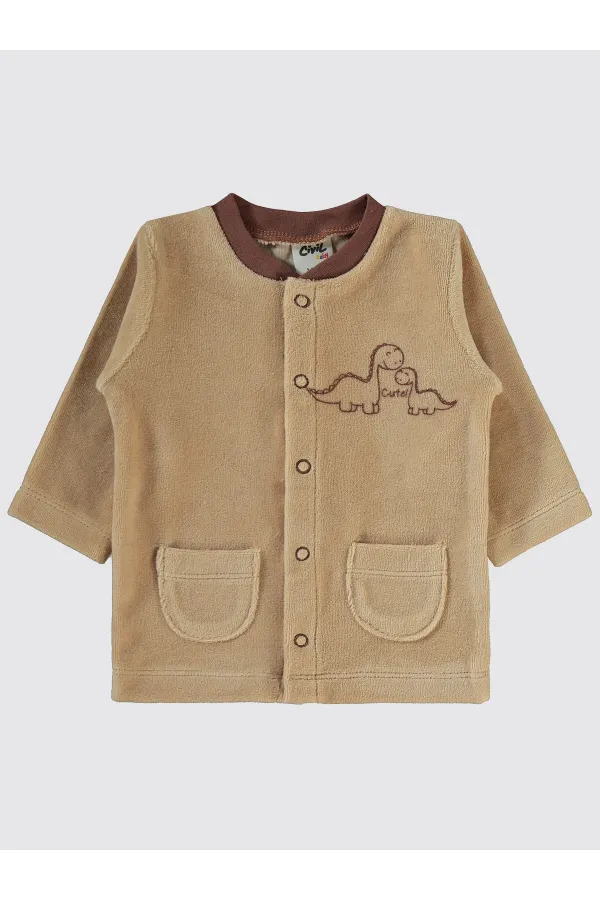 Baby Pajama Set 0-24 Months Milk Coffee - Package