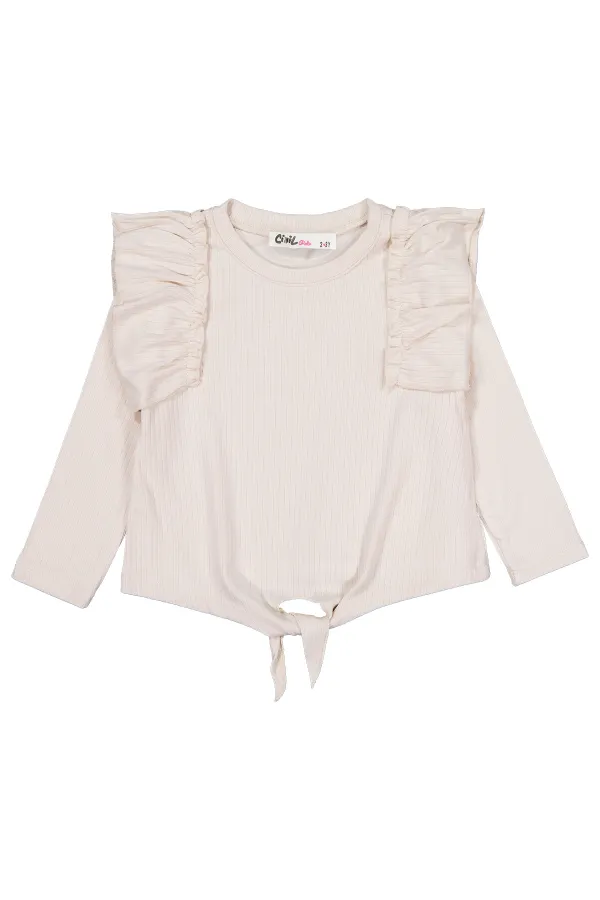 Kız Çocuk Sweatshirt 2-5 Yaş FilDişi - Paket