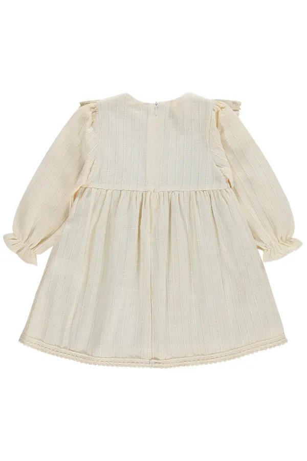 Kız Çocuk Jile ve Elbise 2-5 Yaş Bej - Paket