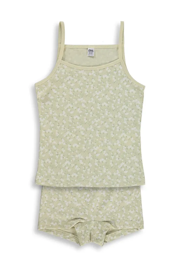 Kız Çocuk İç Çamaşırı Takım 2-9 Yaş Çağla Yeşili - Paket