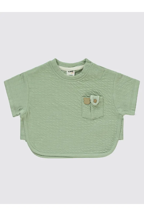 Ensemble bébé 0-24 mois kaki - Emballage