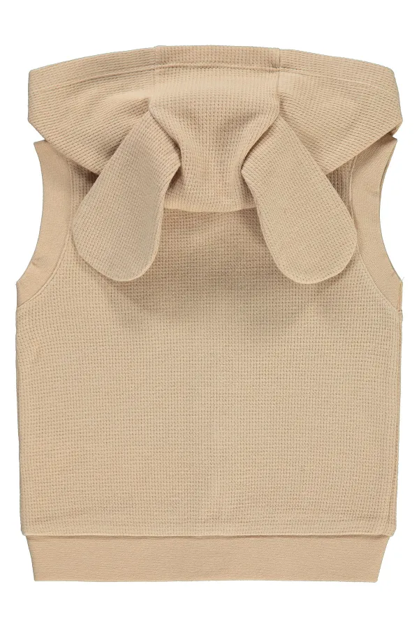 Gilet bébé 0-24 mois Café au lait - Emballage