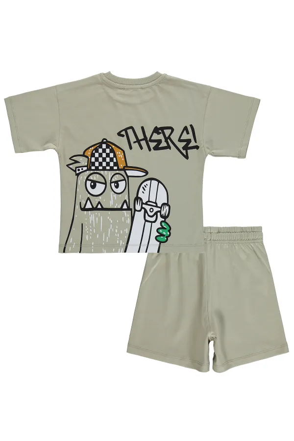 Ensemble d'équipe pour garçons de 2 à 5 ans, gris clair - Pack