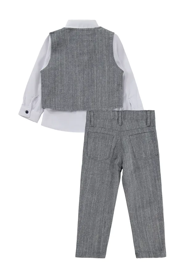 Ensemble d'équipe pour garçons de 2 à 5 ans, bleu marine - Pack