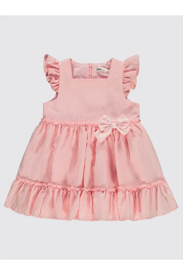 Girl's Vest and Dress 2-5 Years Pink - Package