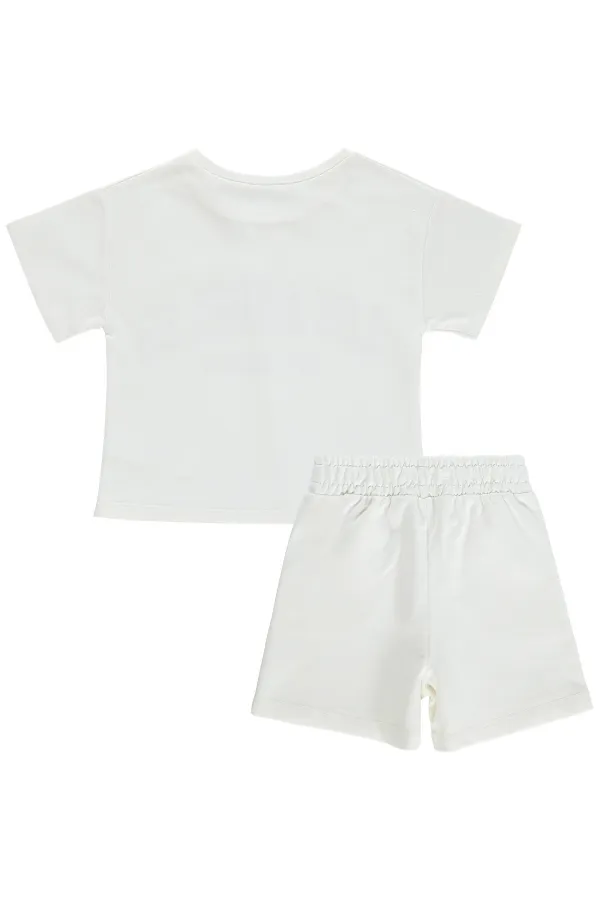 Girls' Team Set 2-5 Years Old, Off-White - Package