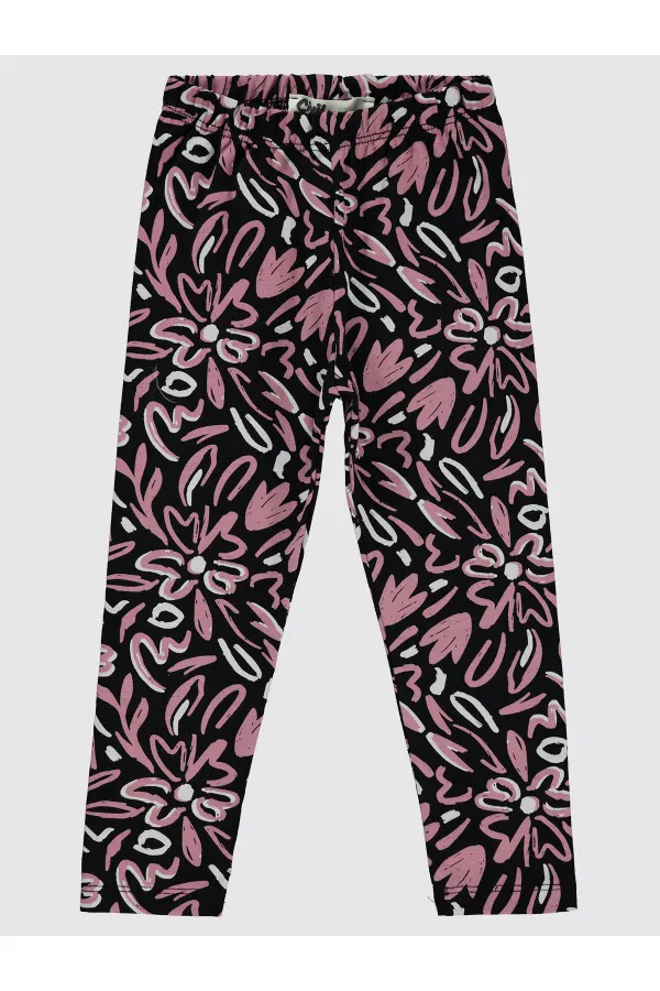 Collants noirs pour filles de 2 à 5 ans - Lot