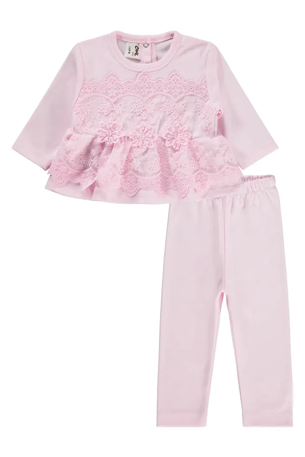 Bebek Takım 0-24 Ay Pembe - Paket