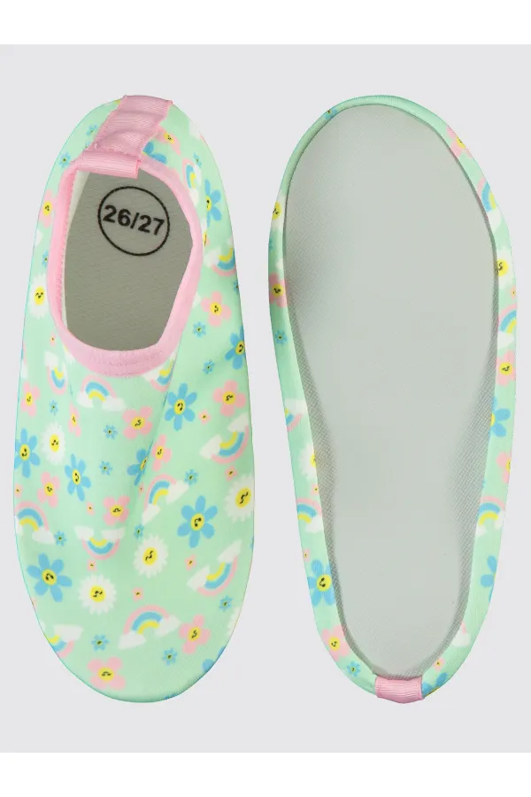 Kız Çocuk Deniz Ayakkabısı 26-30 Numara Mint - Paket