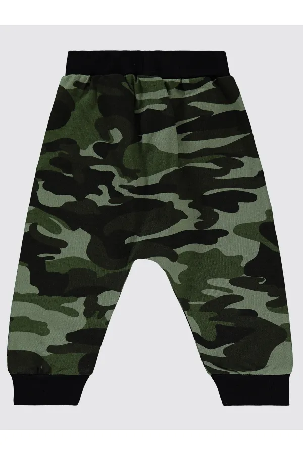 Baby Tracksuit Bottoms 0-24 Months Khaki - Pack