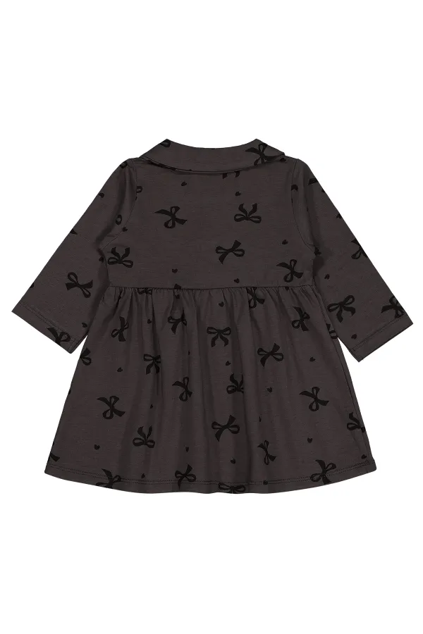 Baby Vest and Dress 0-24 Months Anthracite - Package